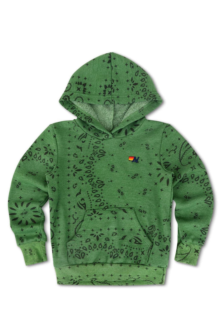 KID'S BANDANA PULLOVER HOODIE - PALM