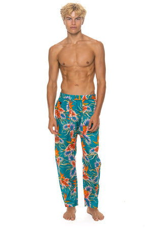 UNISEX COTTON LUXE POPLIN RELAXED PANT - BLUE // HAWAII