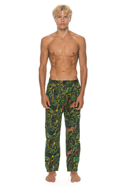 UNISEX COTTON LUXE POPLIN RELAXED PANT - VINTAGE BLACK // JUNGLE