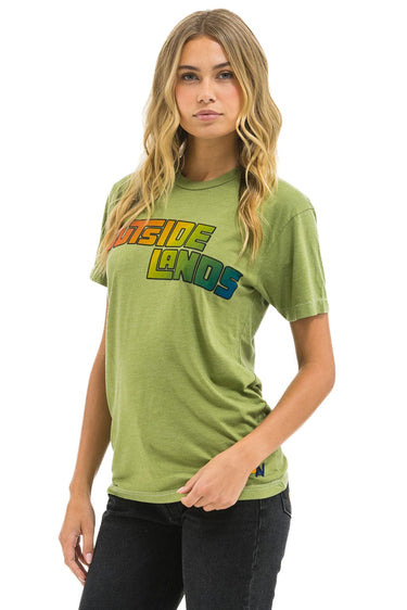OUTSIDE LANDS 2025 CREW TEE - JUNGLE GREEN
