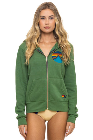 ALL SEASONS CIRCLE ZIP HOODIE - PALM