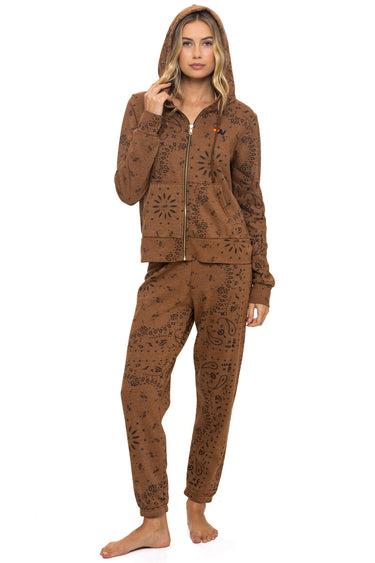 BANDANA SWEATPANTS - CINNAMON