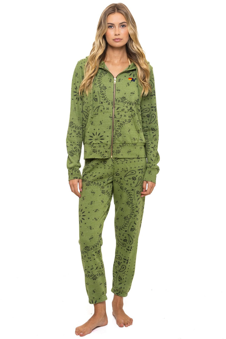 BANDANA SWEATPANTS - JUNGLE GREEN