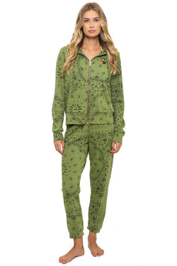 BANDANA SWEATPANTS - JUNGLE GREEN