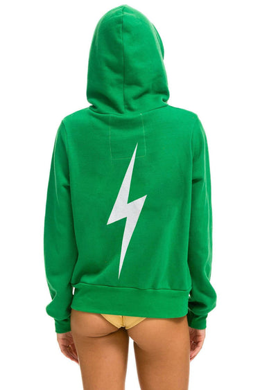 BOLT HOODIE - KELLY GREEN // WHITE
