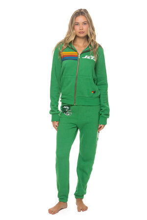 NEW YORK JETS HELMET SWEATPANTS - KELLY GREEN
