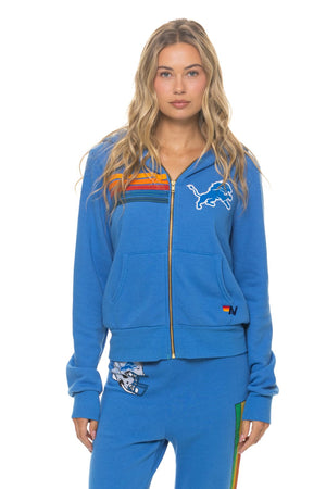 DETROIT LIONS ZIP HOODIE - COBALT