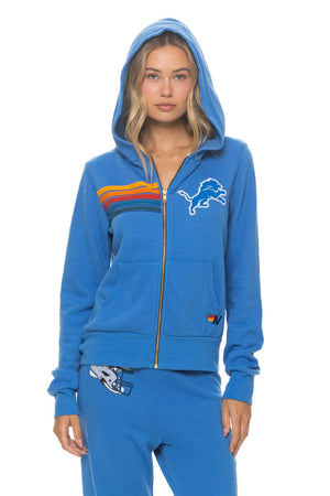 DETROIT LIONS ZIP HOODIE - COBALT