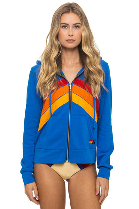 MOUNTAIN STITCH CHEVRON 4 ZIP HOODIE