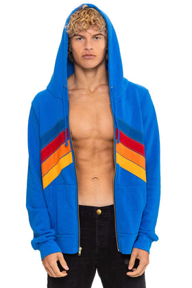 MOUNTAIN STITCH CHEVRON 4 ZIP HOODIE
