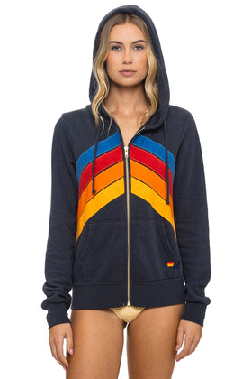 MOUNTAIN STITCH CHEVRON 4 ZIP HOODIE