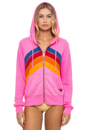 MOUNTAIN STITCH CHEVRON 4 ZIP HOODIE