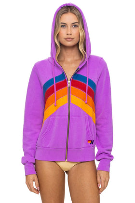 MOUNTAIN STITCH CHEVRON 4 ZIP HOODIE