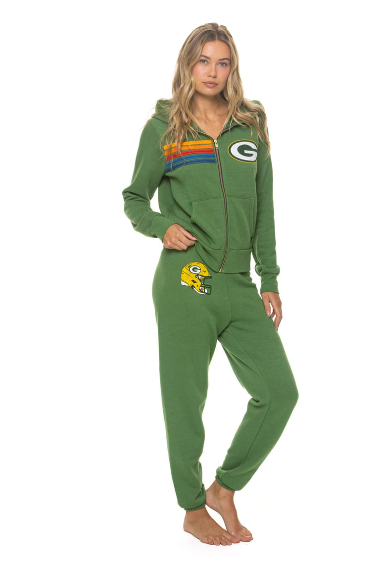 GREEN BAY PACKERS HELMET SWEATPANTS - PALM