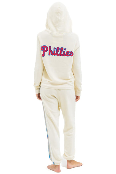 PHILLIES 5 STRIPE SWEATPANTS - VINTAGE WHITE // USA