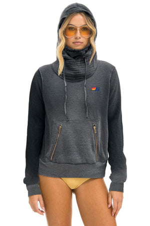 NINJA PULLOVER HOODIE - FADED SMOKE