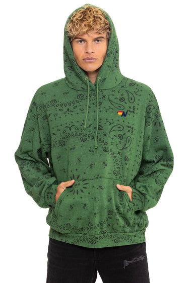 BANDANA RELAXED PULLOVER HOODIE - PALM