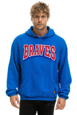 ATLANTA BRAVES 2026 RELAXED PULLOVER HOODIE - ADVENTURE BLUE