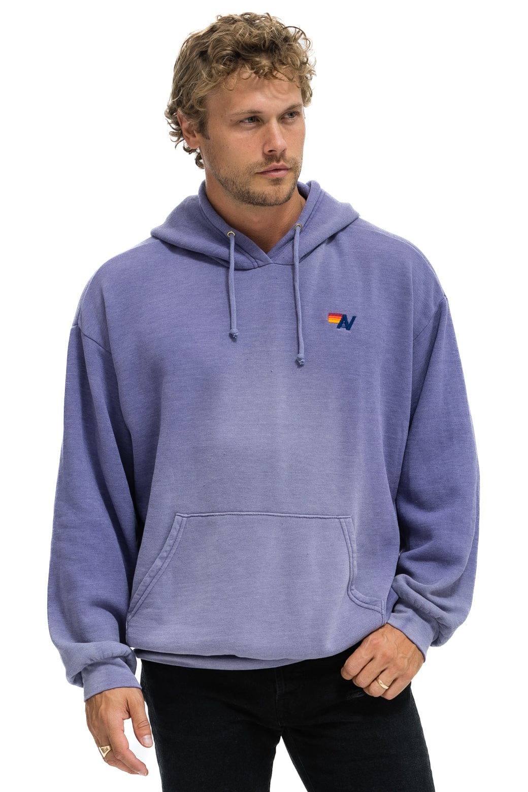 Essential Relaxed Pullover Hoodie Faded Berry