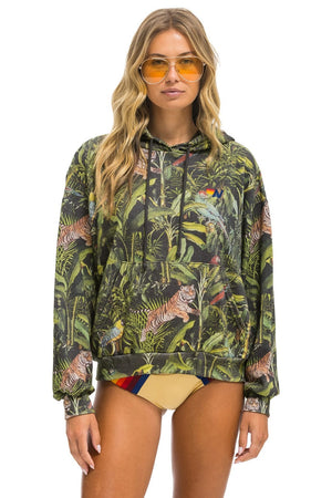 JUNGLE RELAXED PULLOVER HOODIE - VINTAGE CHARCOAL