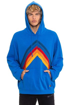 MOUNTAIN STITCH CHEVRON PULLOVER HOODIE RELAXED