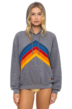 MOUNTAIN STITCH CHEVRON PULLOVER HOODIE RELAXED