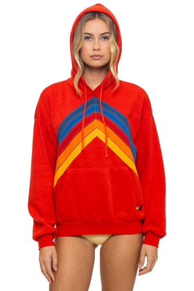 MOUNTAIN STITCH CHEVRON PULLOVER HOODIE RELAXED