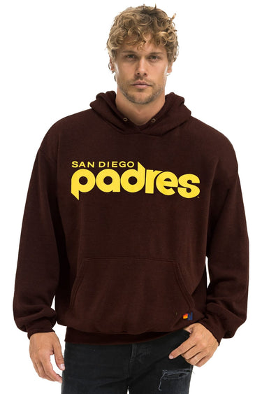 SAN DIEGO 2026 RELAXED PULLOVER HOODIE - BROWN