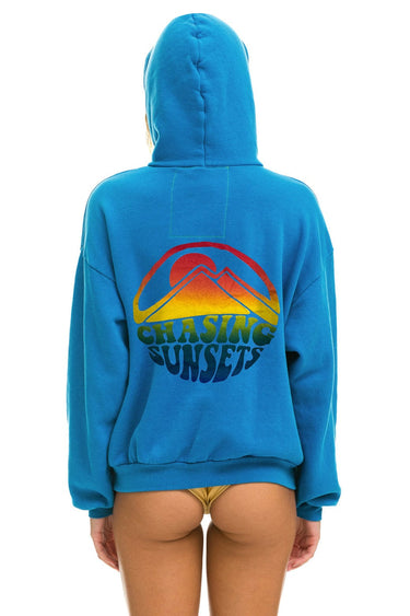UNDER CANVAS RELAXED PULLOVER HOODIE - COBALT