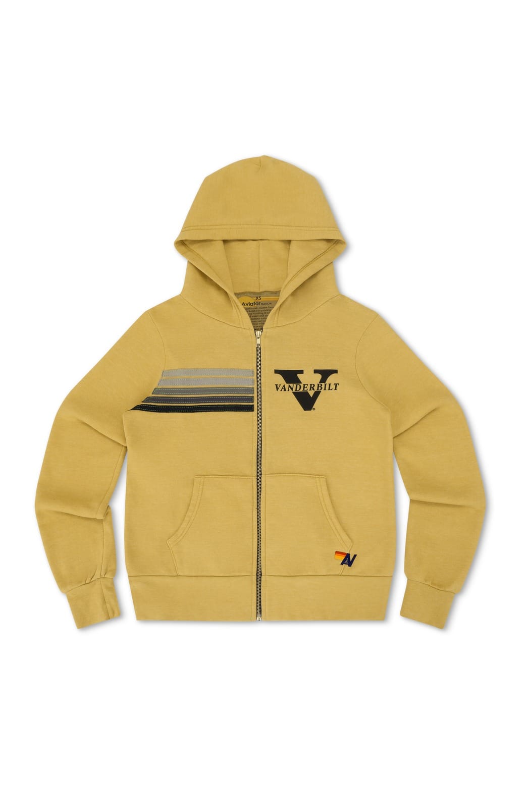 VANDERBILT UNIVERSITY 2026 ZIP HOODIE - FGLD