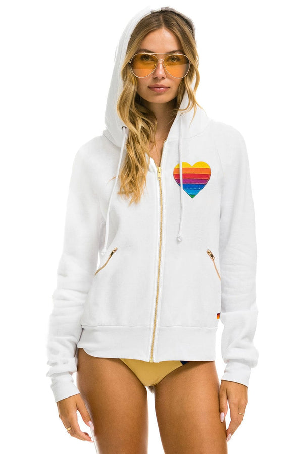 ADEAM ✨RIBBON RACED ZIP KNIT HOODIEホワイト