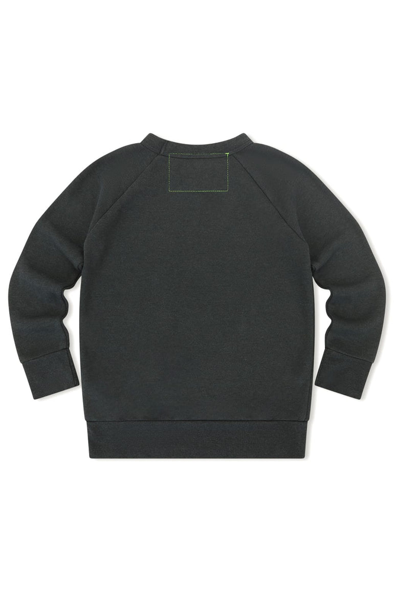 KID'S BOLT STITCH SWEATSHIRT - CHARCOAL
