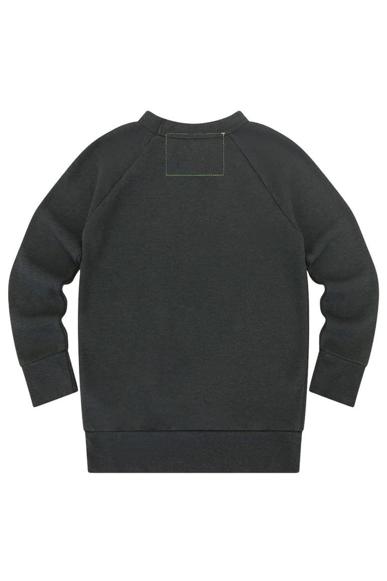 KID'S BOLT STITCH SWEATSHIRT - CHARCOAL
