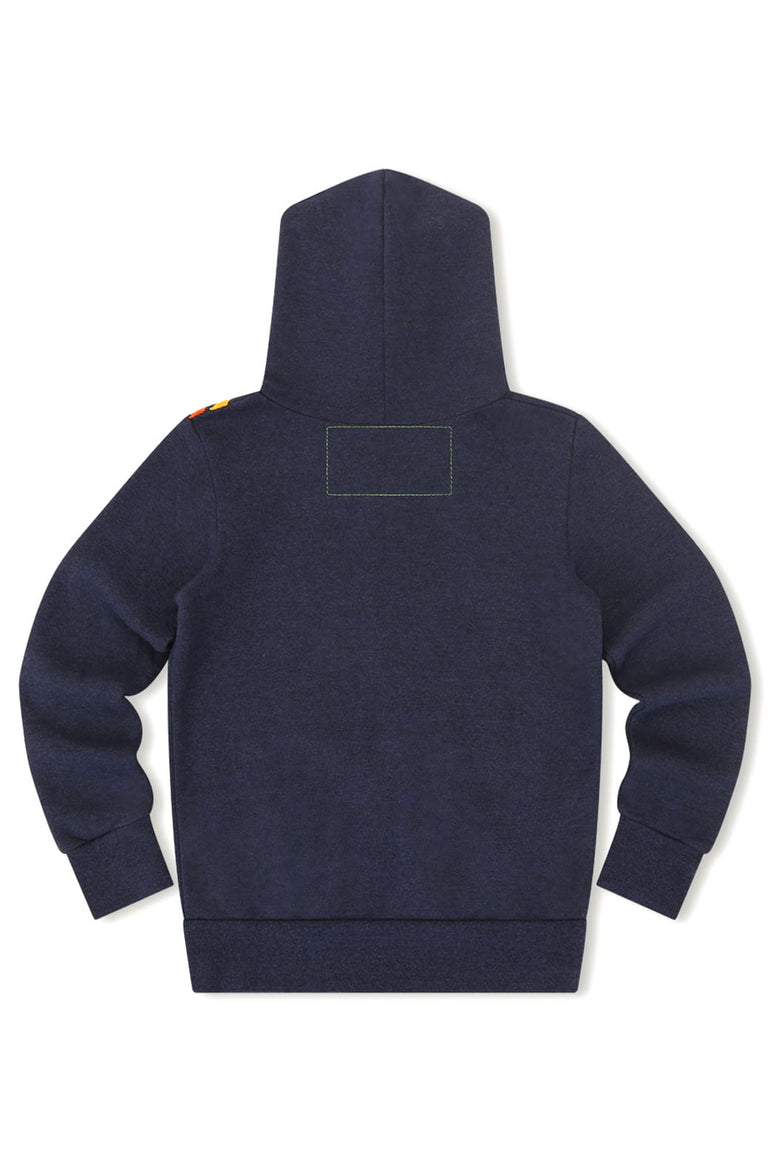 KID'S DISCO ZIP HOODIE - NAVY