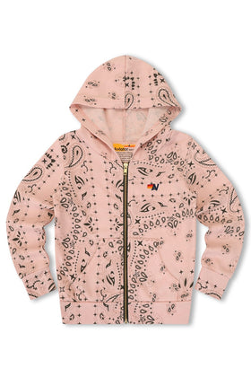 KID'S BANDANA ZIP HOODIE