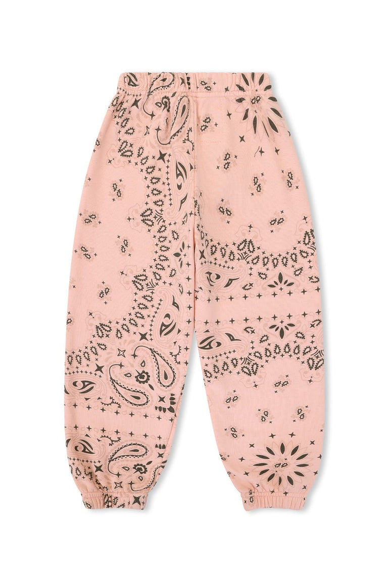KID'S BANDANA SWEATPANTS - LIGHT PINK
