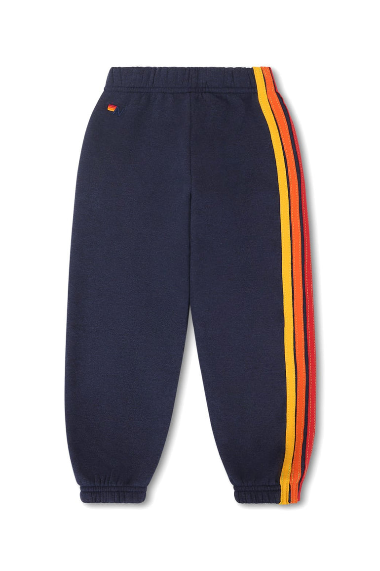KID'S 5 STRIPE SWEATPANTS - NAVY