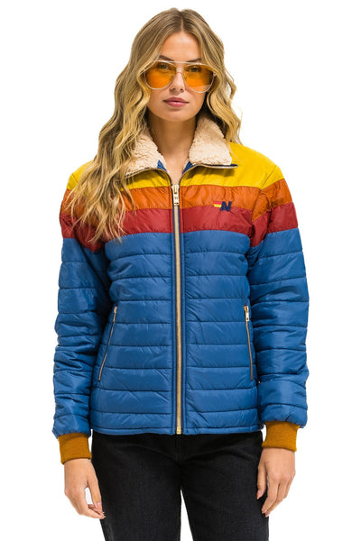 ジャケット・アウター Pilot Traveler Jacket Replica Traveler Lightweight Jacket Sea & Red | Aviator Nation