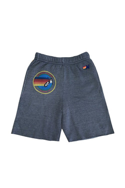 AVIATOR NATION AUSTIN KIDS SWEATSHORTS - VINTAGE CHARCOAL