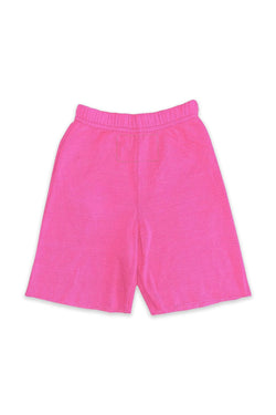AVIATOR NATION AUSTIN KIDS SWEATSHORTS - NEON PINK