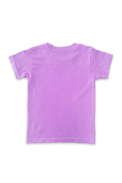KID'S SMILEY 2 TEE - NEON PURPLE