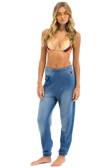 VINTAGE LOGO SWEATPANTS - FADED WATER