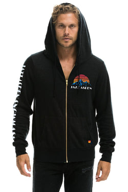 JAZZ ASPEN SNOWMASS 2025 ZIP HOODIE - BLACK