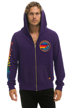 AVIATOR NATION HOODIE - DEEP PURPLE