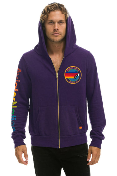 AVIATOR NATION HOODIE - DEEP PURPLE