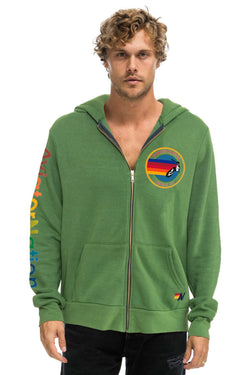 AVIATOR NATION ZIP HOODIE - PALM