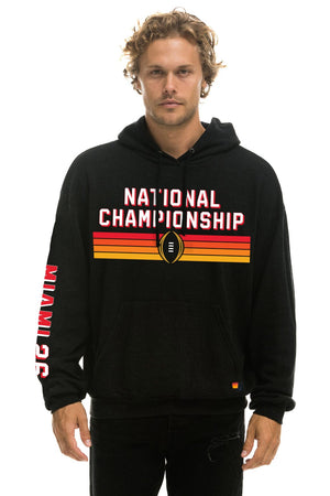 CFP NATIONAL CHAMPIONSHIP 2026 MATCHUP PULLOVER HOODIE - BLACK