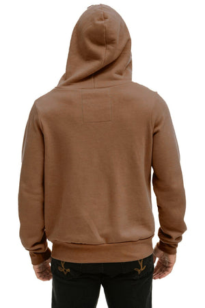 5 STRIPE HOODIE - CINNAMON