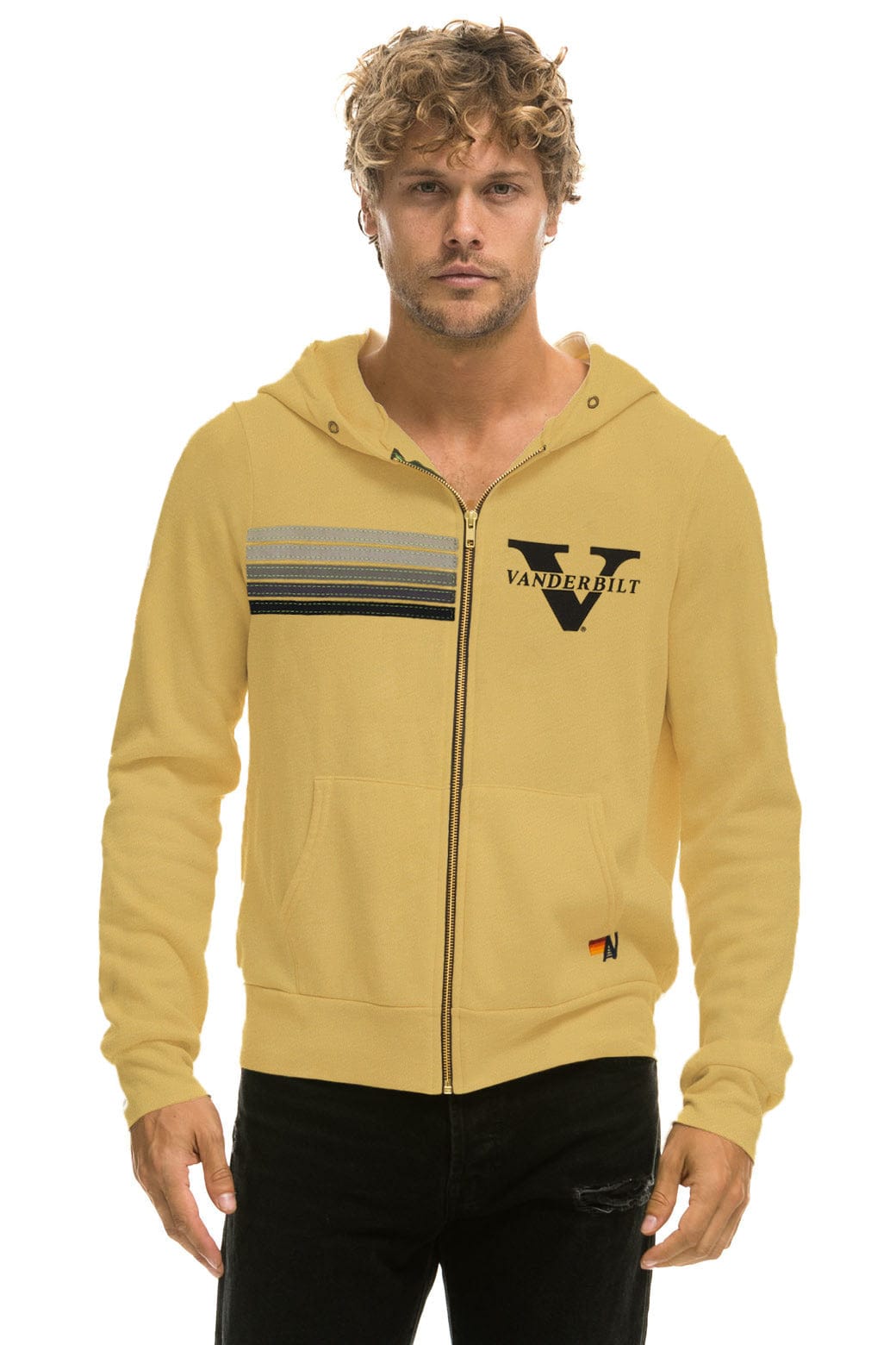 VANDERBILT UNIVERSITY 2026 ZIP HOODIE - FALLBACK GOLD