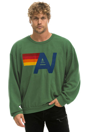 LOGO RELAXED CREW SWEATSHIRT